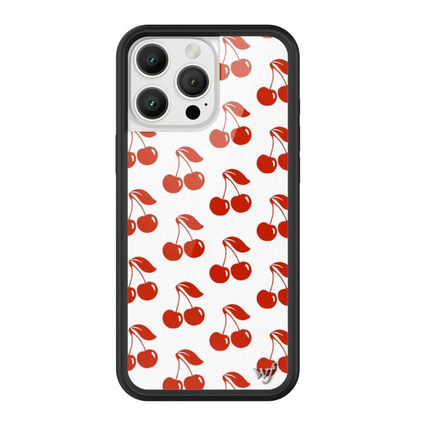 New Wildflower 3D Strawberry & Cherry iPhone Case – Cute Cartoon Cover for iPhone 12–16 Pro/Max/Plus