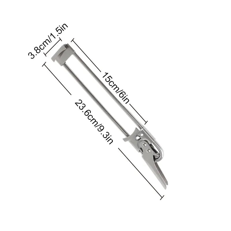 Adjustable Stainless Steel Can Opener | Non-Slip Bottle Opener | New Kitchen Tool