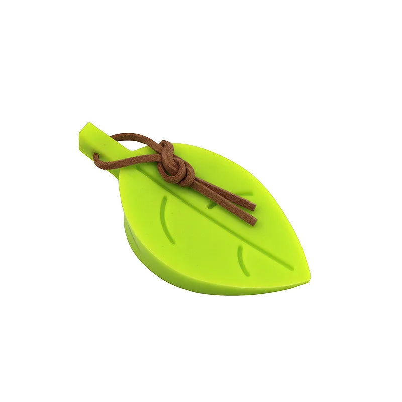 Silicone Leaf Doorstop — Child-Safe Home Protector, Creative Wedge Door Stopper for Baby Safety & Home Decor