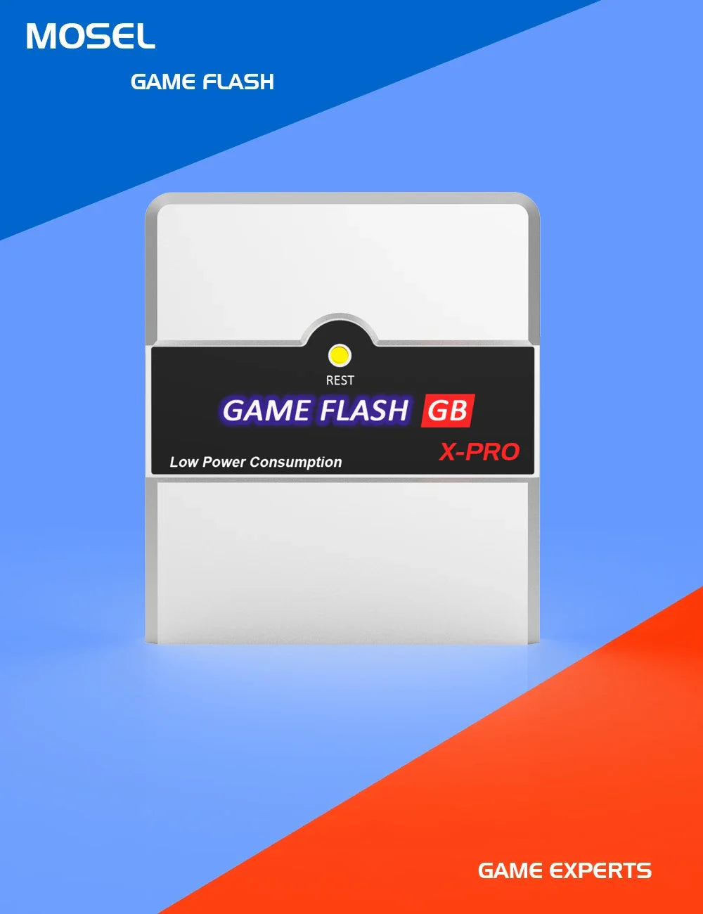 Mosel Game Flash GB X-RPO Game Box — China Edition for GB, GBC, GBP, SP, and Game Boy Color Consoles