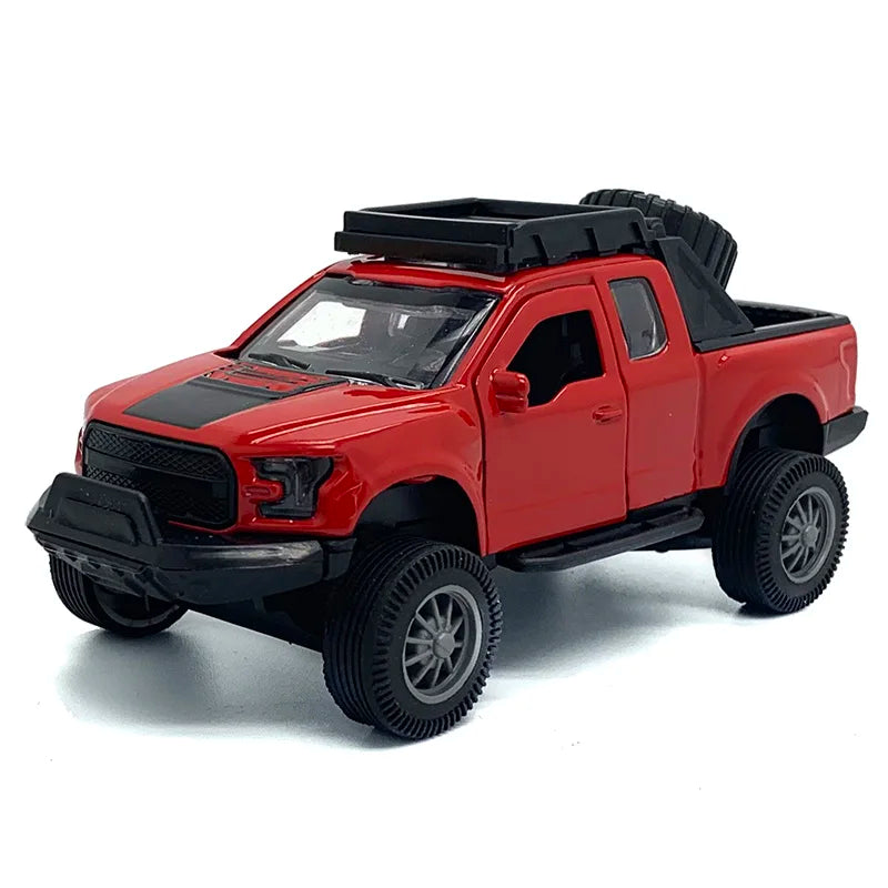 1:36 F-150 Alloy Car Model – Spring-Back Action Toy for Kids | Realistic Replica Vehicle