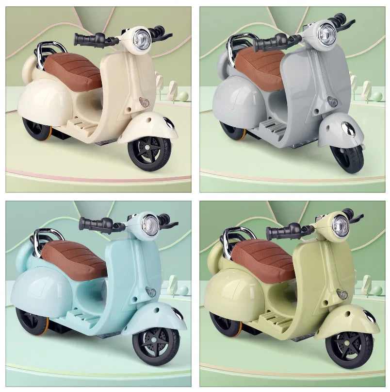 Labubu Mini Electric Motorcycle Doll – Cute Toy with Lights, Music & Accessories for Kids