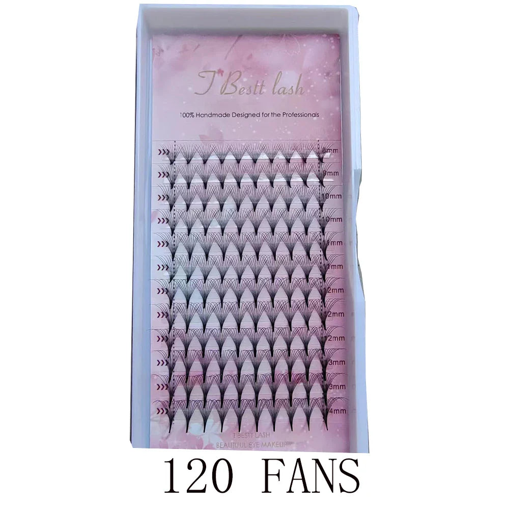 TBestt 5D/6D/8D/10D Premade Volume Lash Fans – Soft Silk Eyelash Extensions