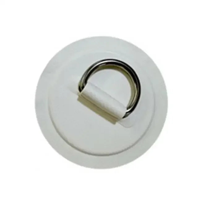 Surfboard Dinghy Boat PVC Patch – Stainless Steel D-Ring, Deck Rigging Rope Ring Buckle for Kayaking & Inflatable Boat Accessories