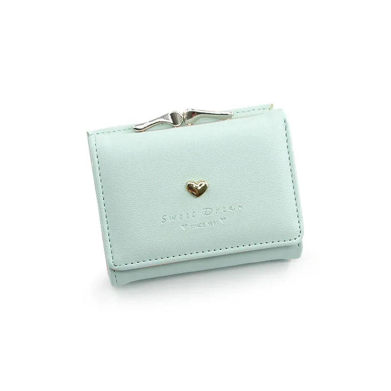 New Mini Short Women’s Wallet – High-Quality Luxury Coin Pocket, Card & Photo Holder, Cute Purse for Girls
