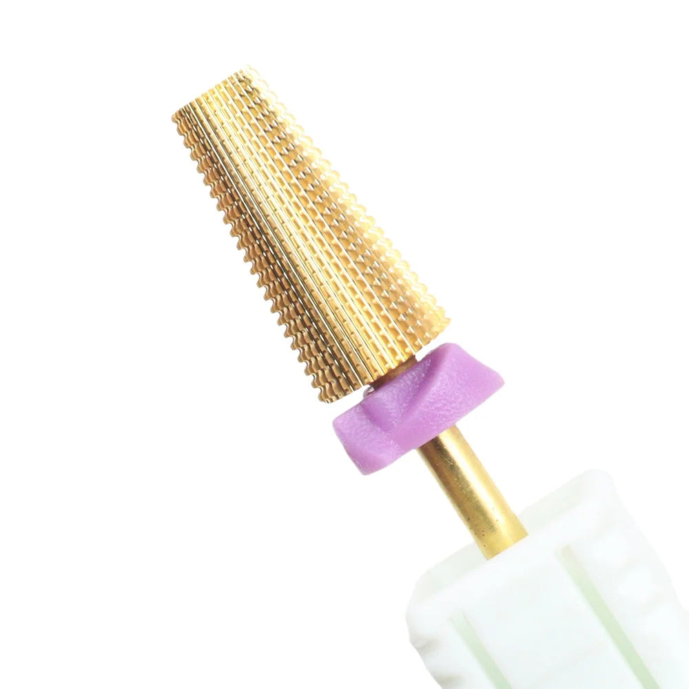 Double Hand Use 5-in-1 Tungsten Steel Nail Drill Bits - Multi-Functional Carbide for Long-Term Gel Removal & High Hardness Milling
