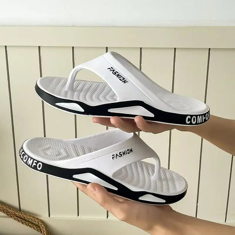 Unisex Summer Beach Flip Flops - Breathable Casual Outdoor Sandals for Men & Women