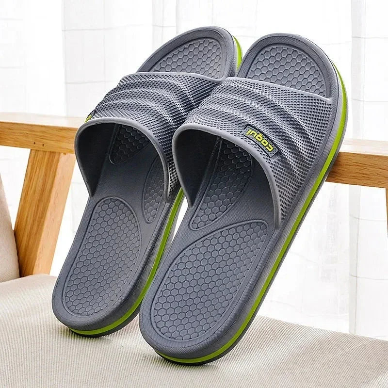 Men’s EVA Bathroom Slippers – Comfortable Non-Slip Soft Sole Indoor Summer Home Slide Sandals for Daily Wear