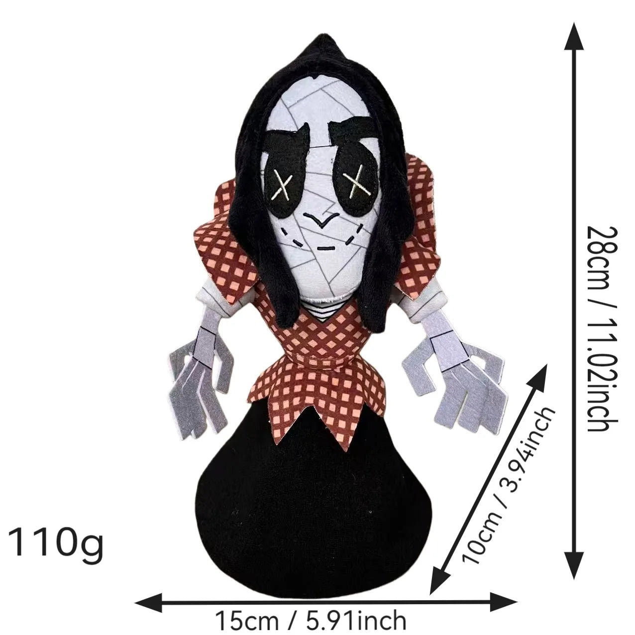 Coraline Squid Plush Toy – Cute Kawaii Cartoon Stuffed Doll Soft Pillow for Kids Birthday Gift & Collection