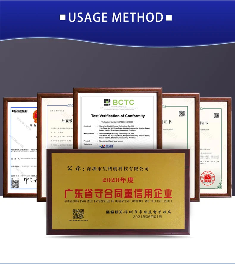 XKC-Y25 Capacitive Liquid Level Sensor – Fast Shipping Non-Contact Water Detection Sensor