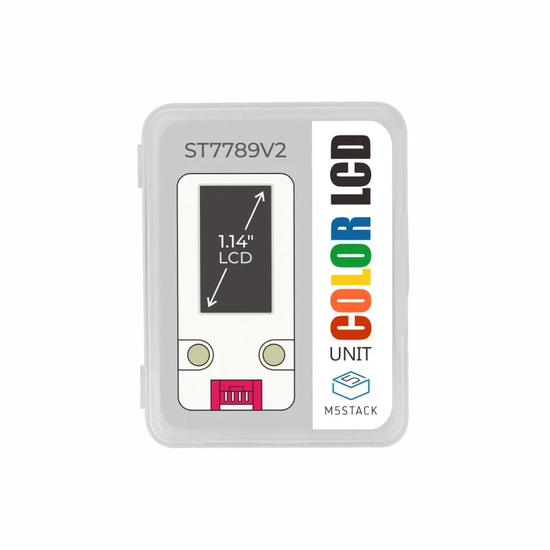 M5Stack Official 1.14” LCD Display Unit – 135×240 Pixel Compact Screen Module for DIY Electronics & IoT Projects