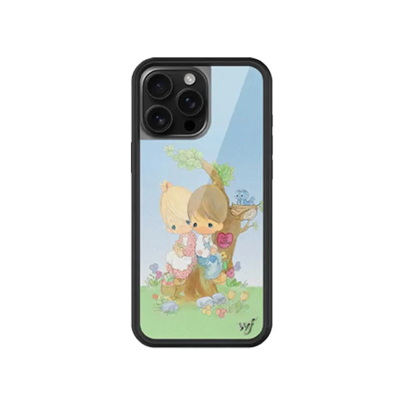 NewWildflower 3D Strawberry & Cherry iPhone Case – Cute Cartoon Phone Cover for iPhone 12-16 Pro/Max/Plus