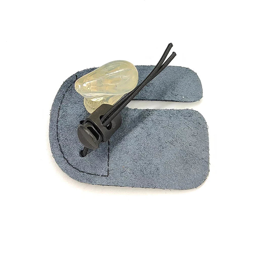 Archery Cowhide Leather Finger Tab – Protective Gear for Recurve Bow