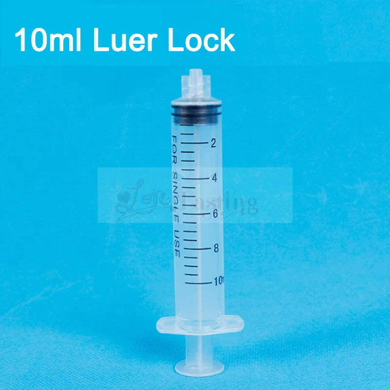 20PCS Plastic Luer Lock Syringes – 1ML/5ML/10ML Disposable Sampler Injectors for Perfume, Rinse & Measurement