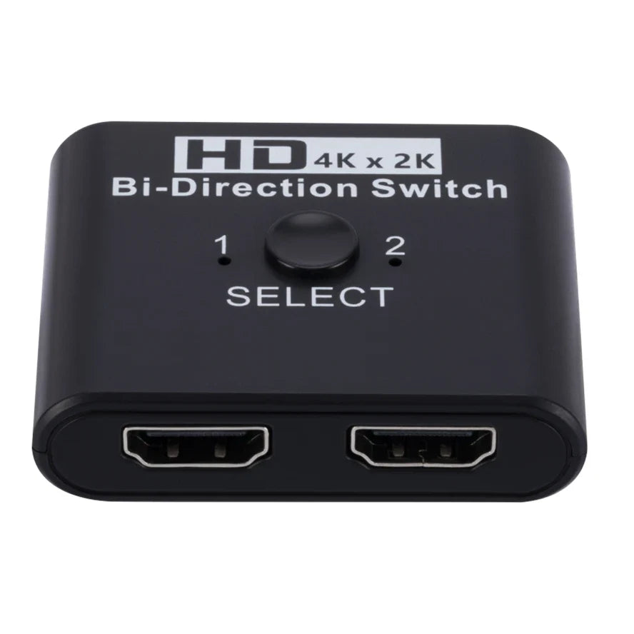 4K HDMI Bi-Directional Switch – 2 Port 8K 60Hz HDMI Splitter for Laptop, PC, Xbox, PS3/4/5, TV Box to Monitor Adapter