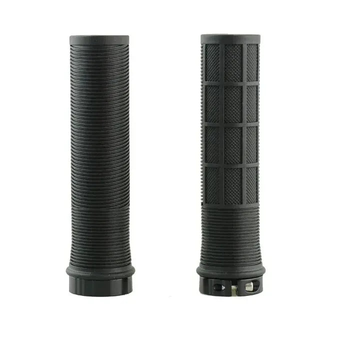 TPR Aluminum Alloy Lock-On Bicycle Handlebar Grips — Integrated Non-Slip MTB Cuffs for Bike Parts