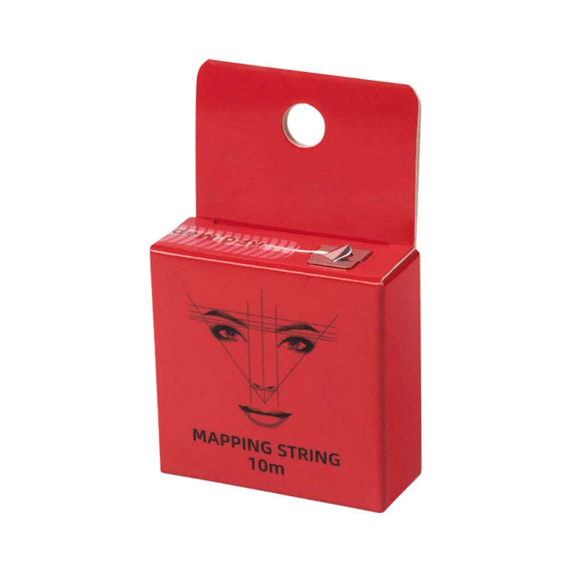 10m Pre-Inked Mapping String for Eyebrows β Microblading & PMU Marker Thread in Box for Tattoo Brow Mapping