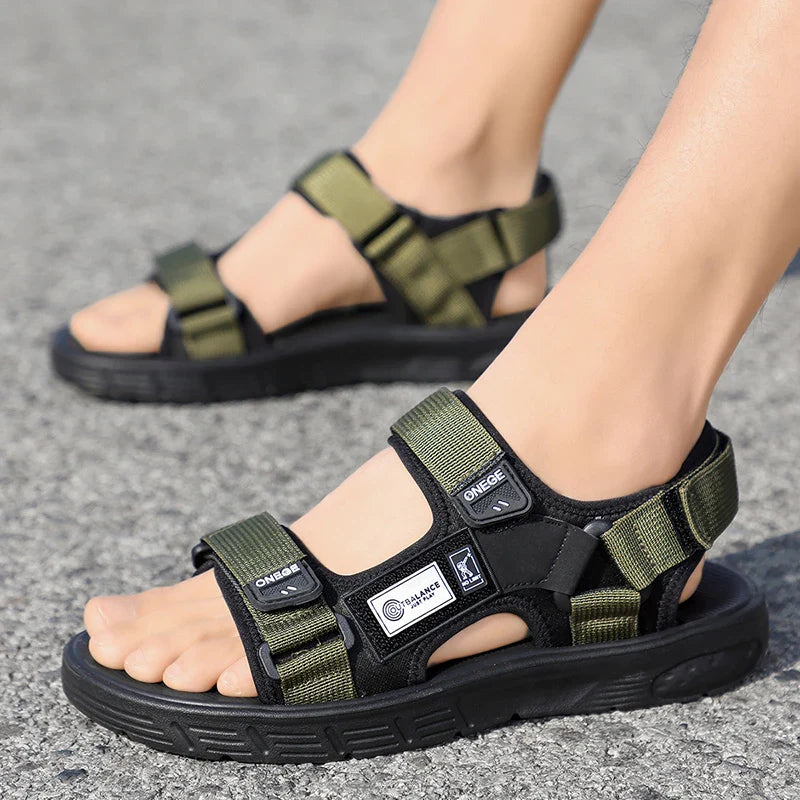 Men’s Summer Casual Sport Sandals – Fashionable Wear-Resistant Beach Shoes | Trendy Breathable Outdoor Comfortable Walking Sandals