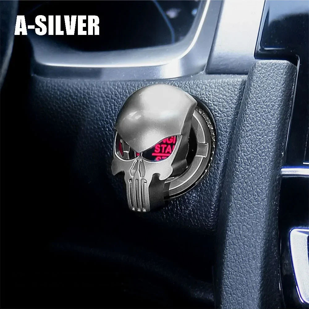 Ignition Switch Protective Cover – Engine Start/Stop Button Sticker for Car Interior Accessories