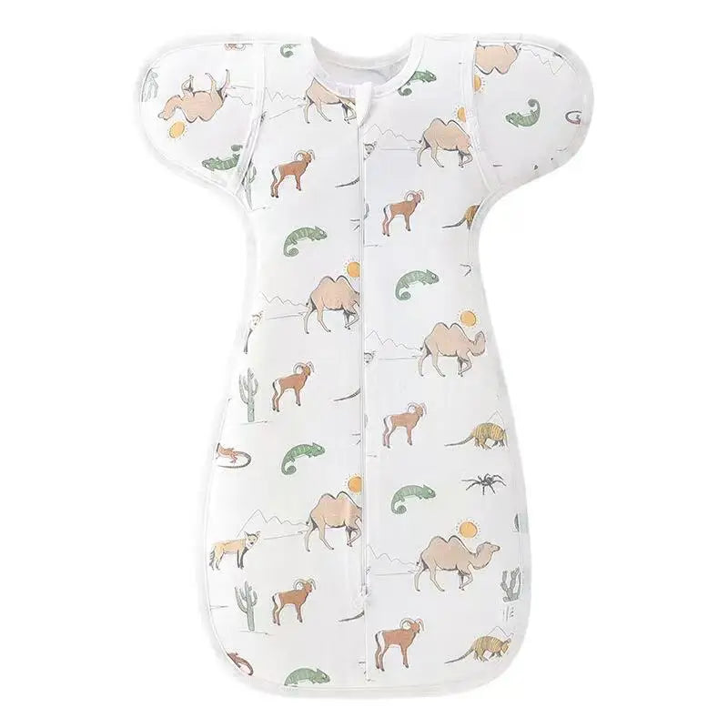 Newborn Cotton Swaddle Sleepsack - 0-6 Months Baby Wrap Bedding for Cozy Sleep Comfort