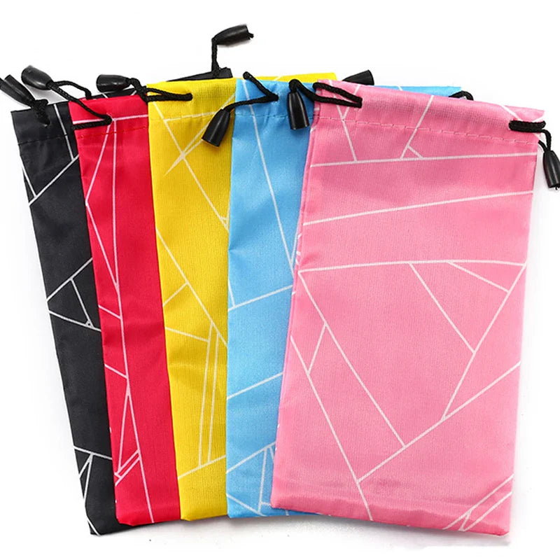 10-100PCS Soft Microfiber Sunglasses Bags – Waterproof Eyewear Pouch Dustproof Glasses Storage Case