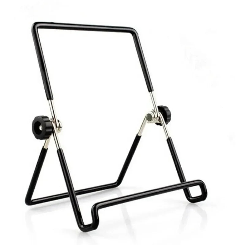 Portable Metal Tablet and Phone Stand – Foldable Desk Mount for iPad, iPhone, Samsung, Huawei | Universal Use for Work, Home, Travel