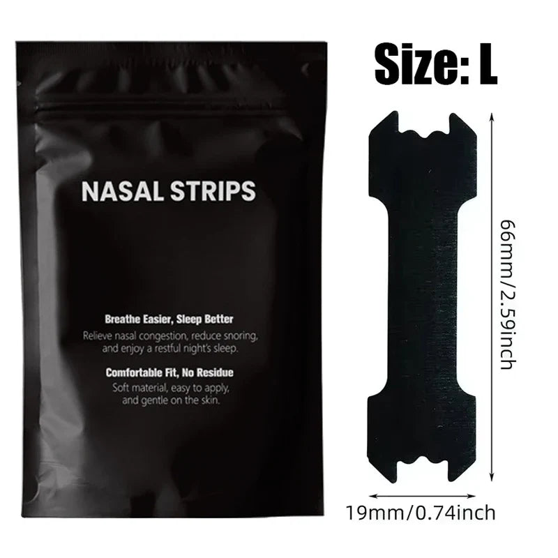 30/60/90PCS Anti-Snoring Nose Patch Set – Extra Strength Nasal Strips for Better Breathing & Sleep Aid