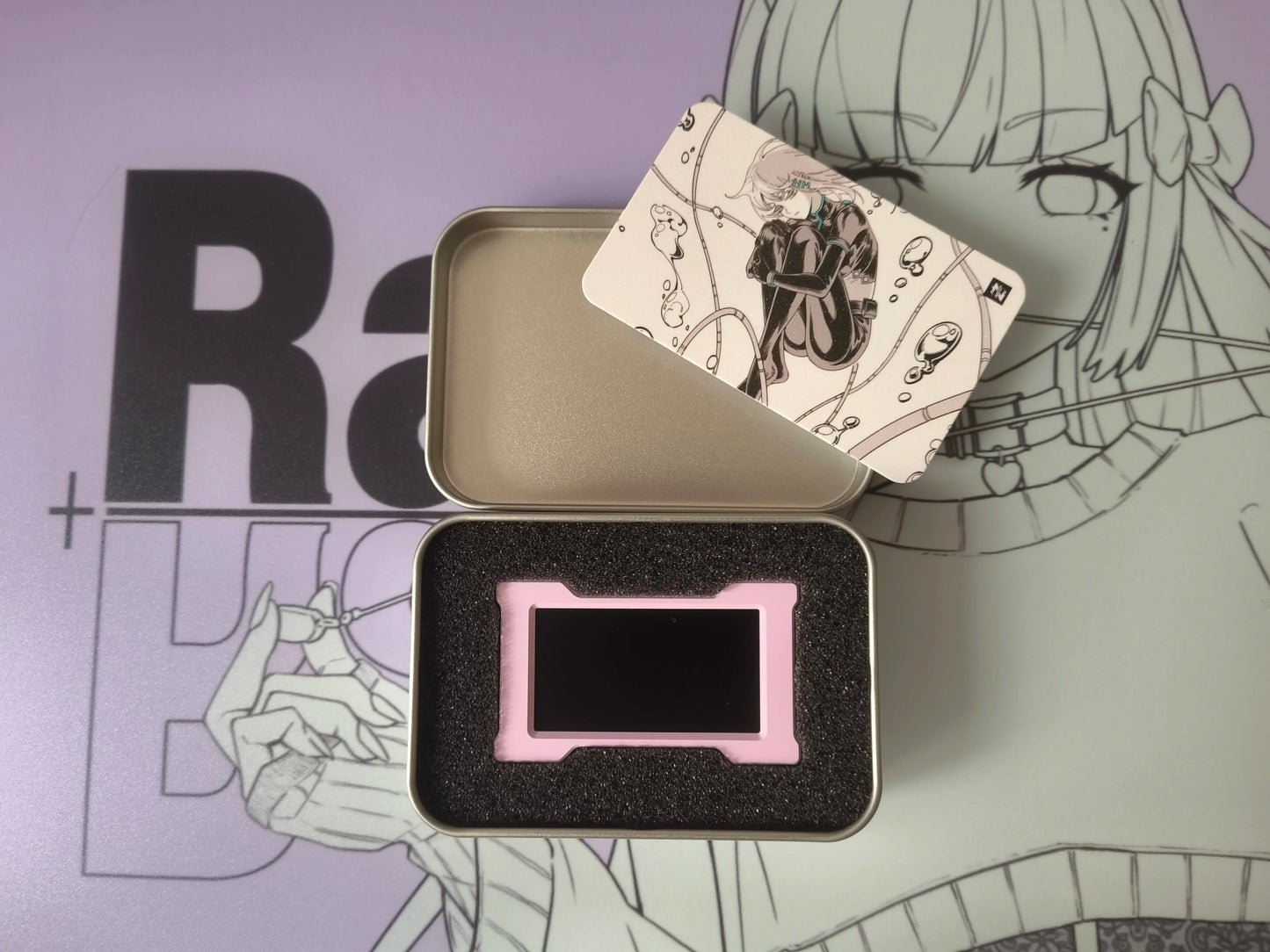 HMLAB ZNEO Gaming USB Hub – 2-to-3 Port with 8K Hz, Independent Power & Screen for Gaming Desk Setup