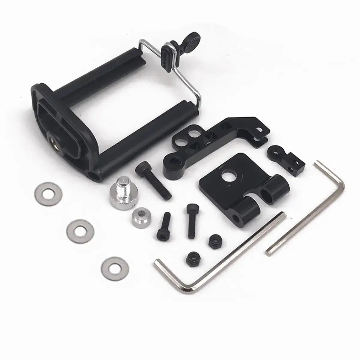 Monitor Phone Holder Clip Mount for FlySky FS-i6 / i6S RC Transmitter — Remote Controller & Drone Support Bracket