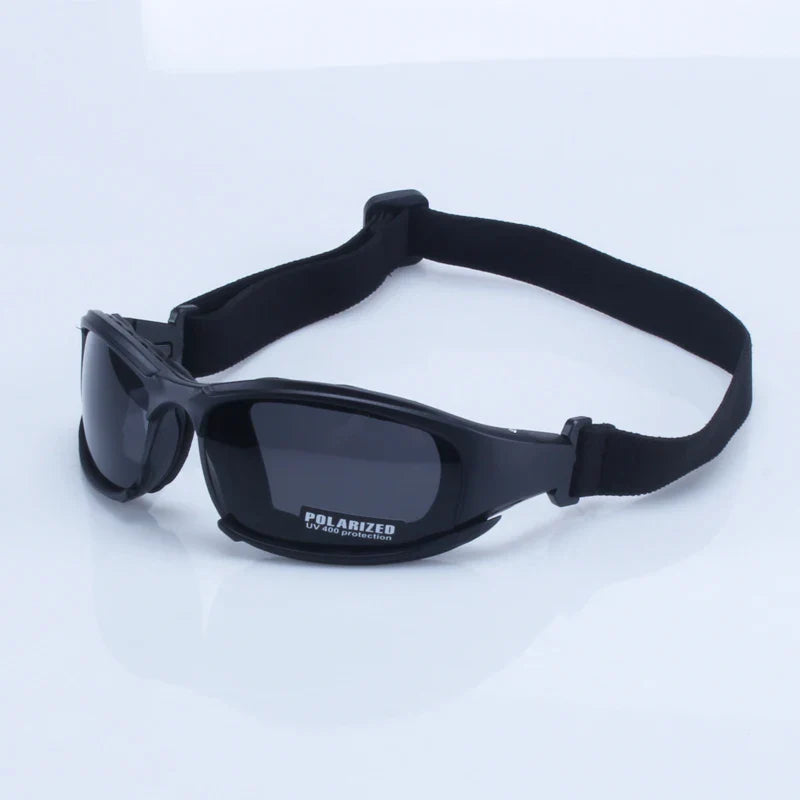 X7 Military Polarized Sunglasses – Bulletproof Airsoft Shooting Goggles for Men, Smoke Lens Cycling Glasses