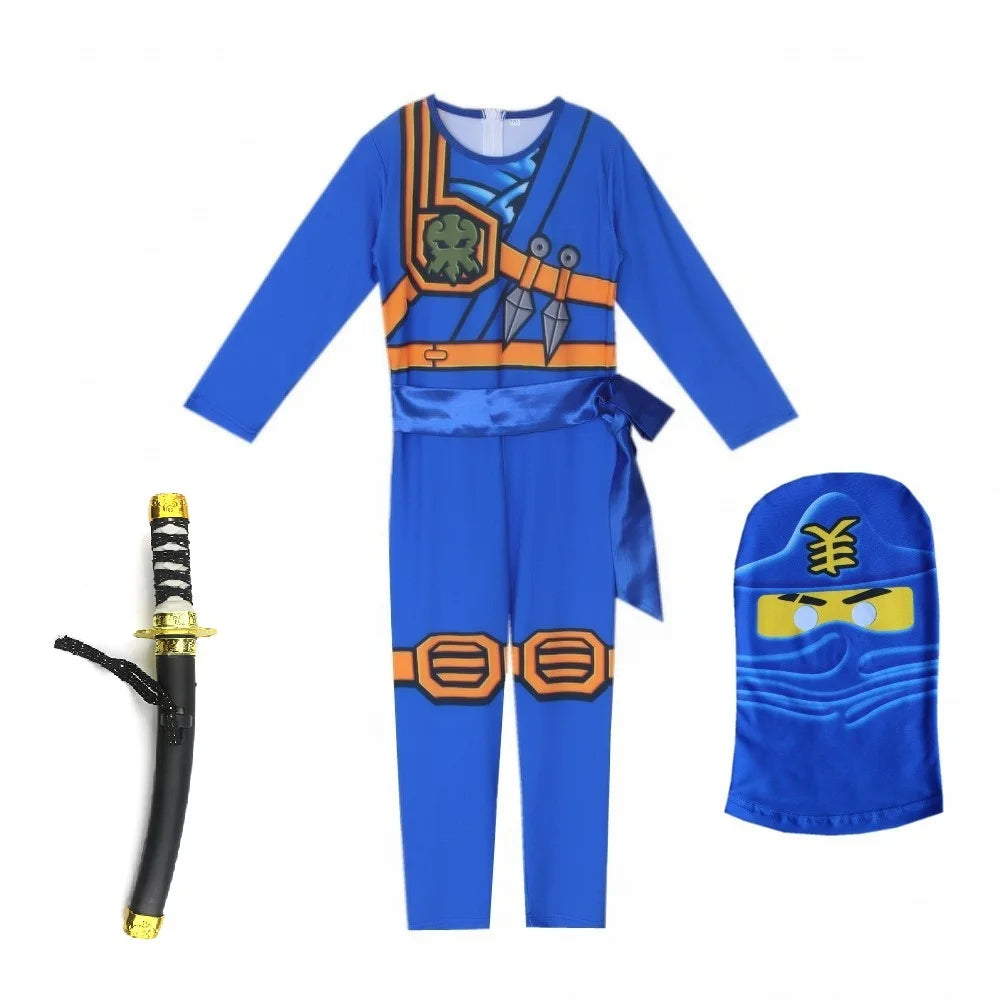 NINJA Cosplay Advanced Role Playing Costume Jumpsuit Set β Halloween & Christmas Party Ninja Superhero Outfit