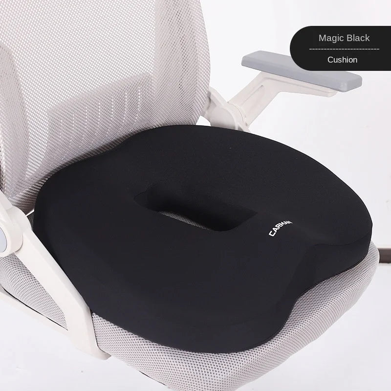 Memory Foam Orthopedic Seat Cushion – Coccyx Support Pillow for Office, Car, and Back Pain Relief with Hip Massage Pad Set