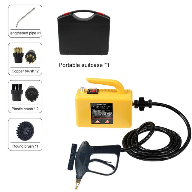 High-Temperature Home Steam Cleaner – Sterilization for Air Conditioning, Kitchen Hood & Car, 110V/220V