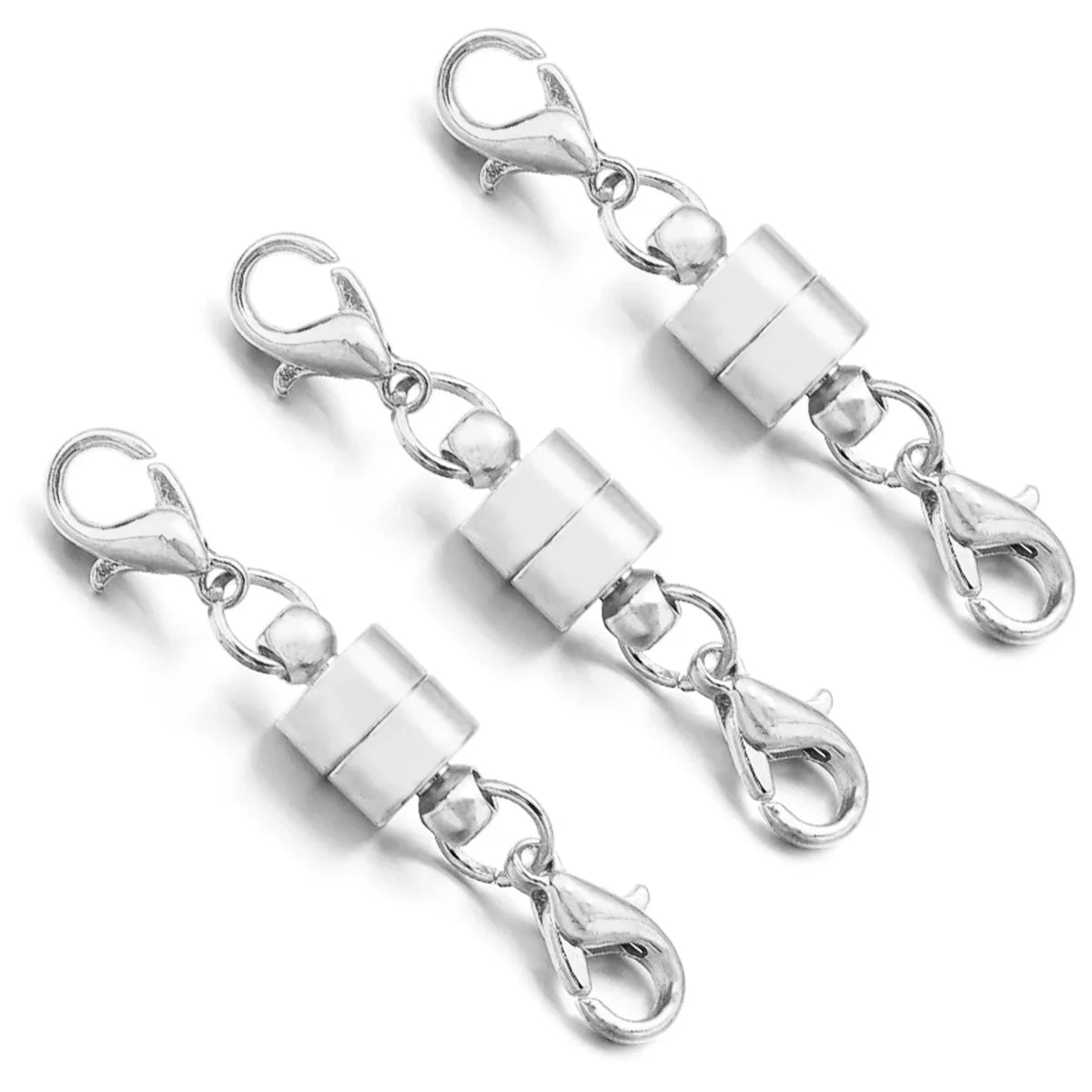 Magnetic Jewelry Clasps - Copper Double Lobster Clasp Connectors for DIY Bracelets & Jewelry Making
