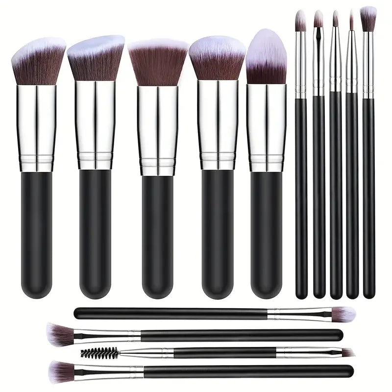 14PCS Makeup Brushes Set – Soft & Fluffy Foundation, Blush, Powder, Eyeshadow Brushes, Perfect Christmas Gift