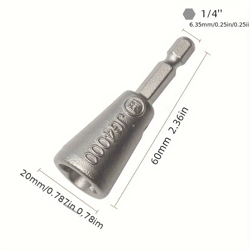 3pcs Wire Twister Tool Set for Drill — Wire Connector & Electrical Wire Nut Twisting Tool