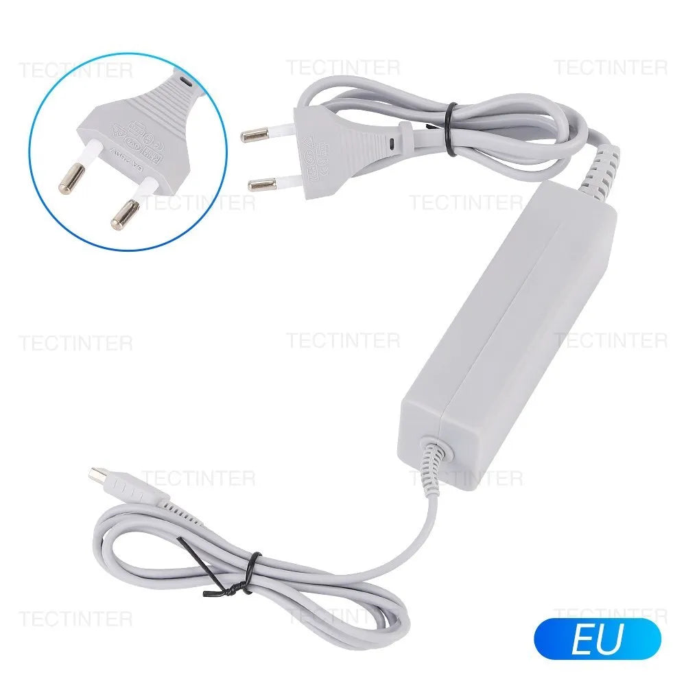 EU/US Plug AC Adapter Charger for Wii U – Compatible Power Supply Cord for Nintendo Wii U Console & Remote Controller
