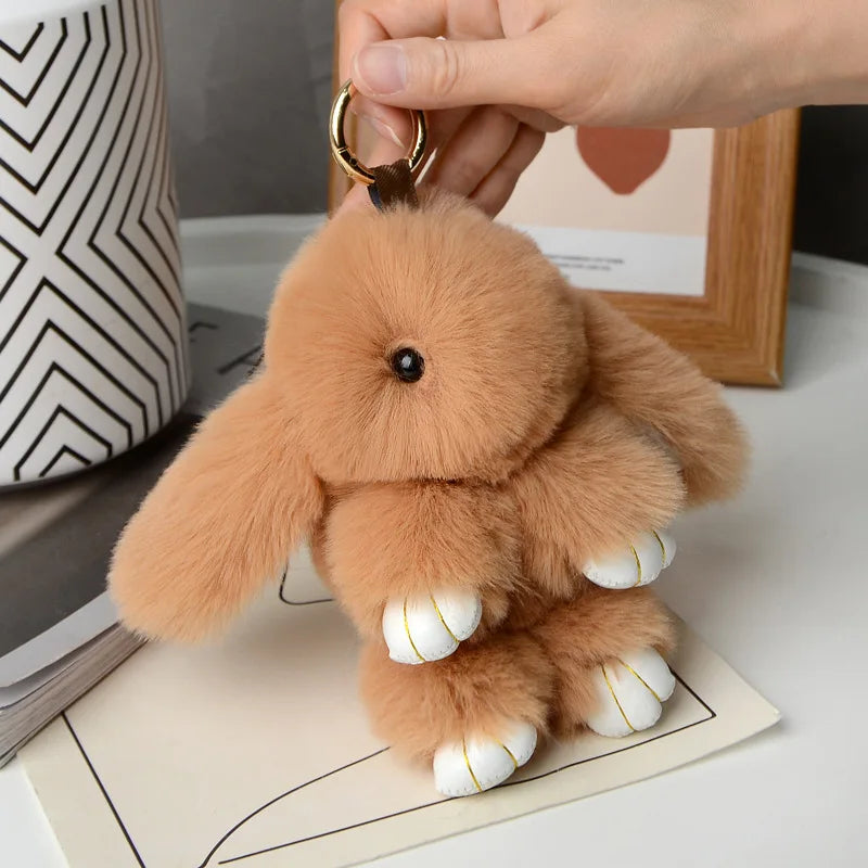 Cute Rabbit Decorative Keychain – Fashionable Jewelry Accessory for Daily Travel & Dressing