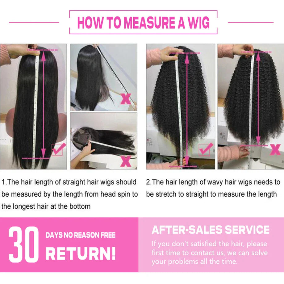 Deep Wave Human Hair Lace Front Wig – 13x6/13x4 Wet & Wavy Curly Wig for Women, Pre-Plucked 5x5 & 6x4 Closure Natural Hairline
