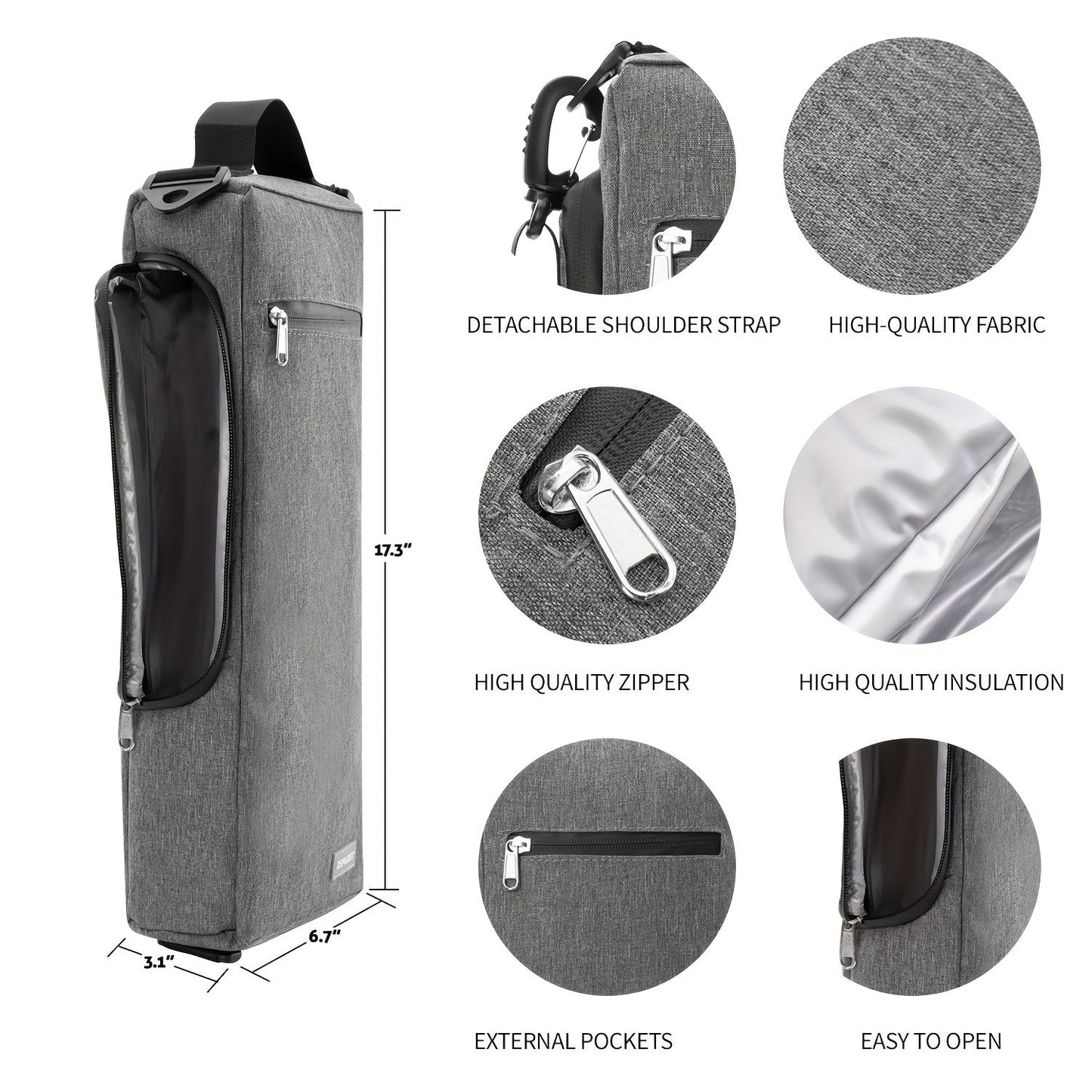 Insulated Beer Sleeve for Golf Bags - Keep Your Beverages Cool and Secure on the Course!