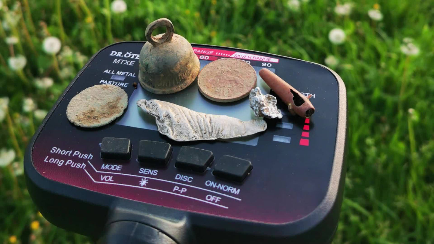 Professional Golden Metal Detector - Waterproof, 6 Modes, High Accuracy | Pinpoint & Terrain Modes, One-Click Quick Matching | Easy to Operate, Lightweight for Adults | Test, Measure and Inspect Instrument