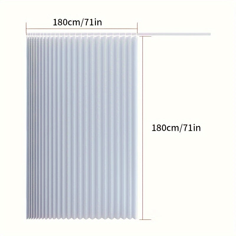 Waterproof and Scratch-Resistant Folding Door Curtain - Versatile for Kitchen, Office, Dining Room, Living Room, Bedroom | Invisible Partition, Easy Care, Polyester and Oxford Fabric, All-Season Modern Style with Magnetic Closure