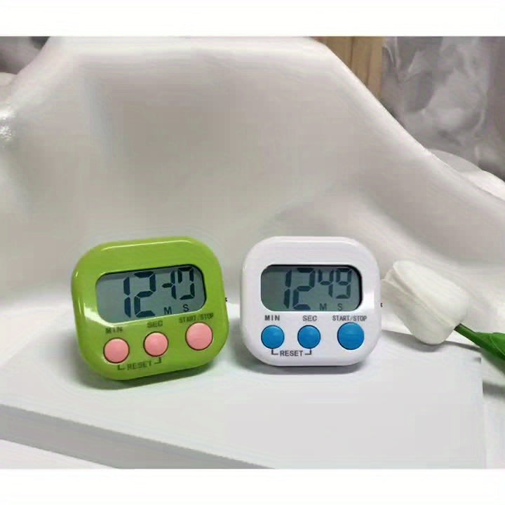 Digital Kitchen Timer - Countdown Timer with Loud Alarm and Stand - Ideal for Cooking, Teaching, and Home Use