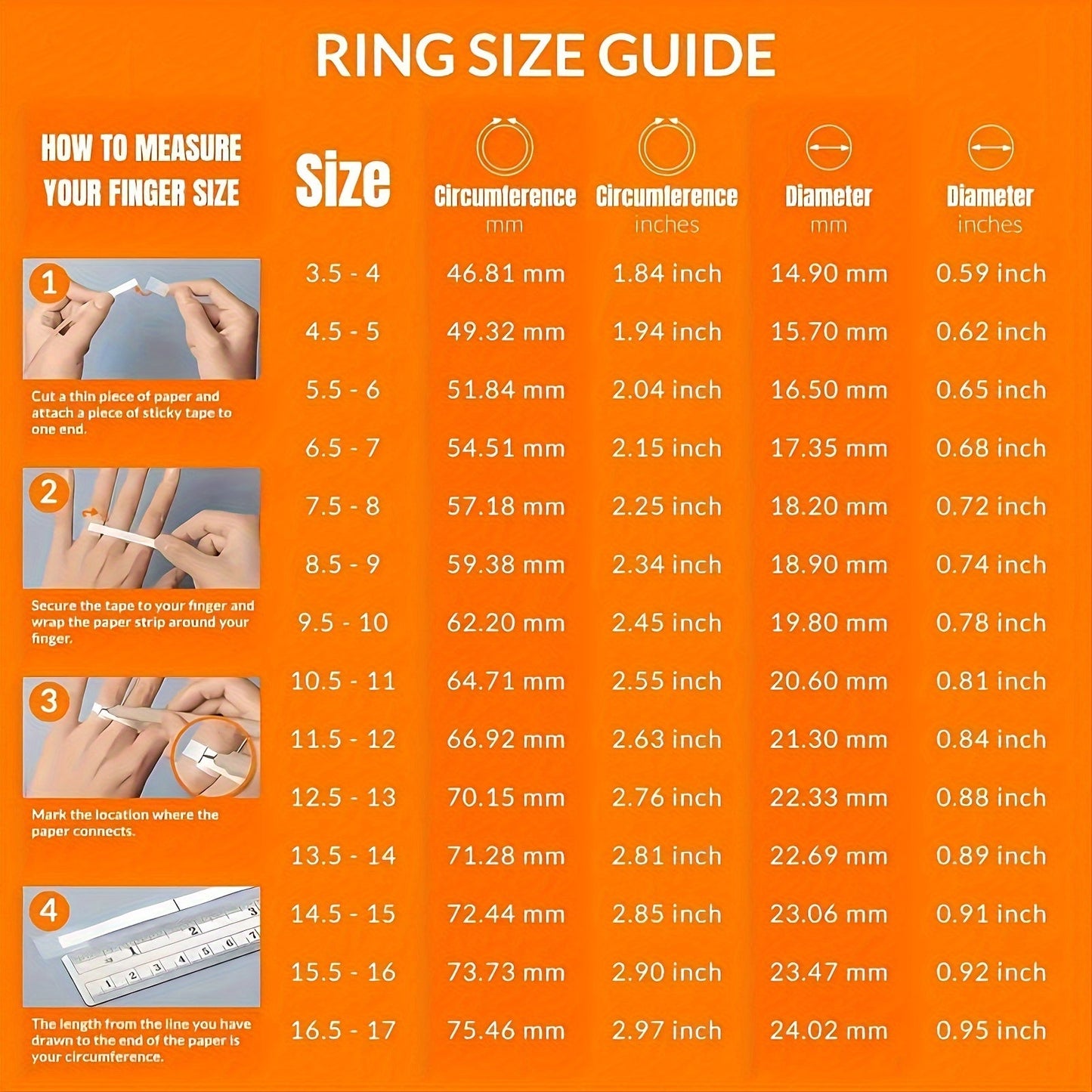 4 Style Golden Zirconia Ring Set for Engagement & Anniversary - Exquisite Synthetic Jewelry Gift