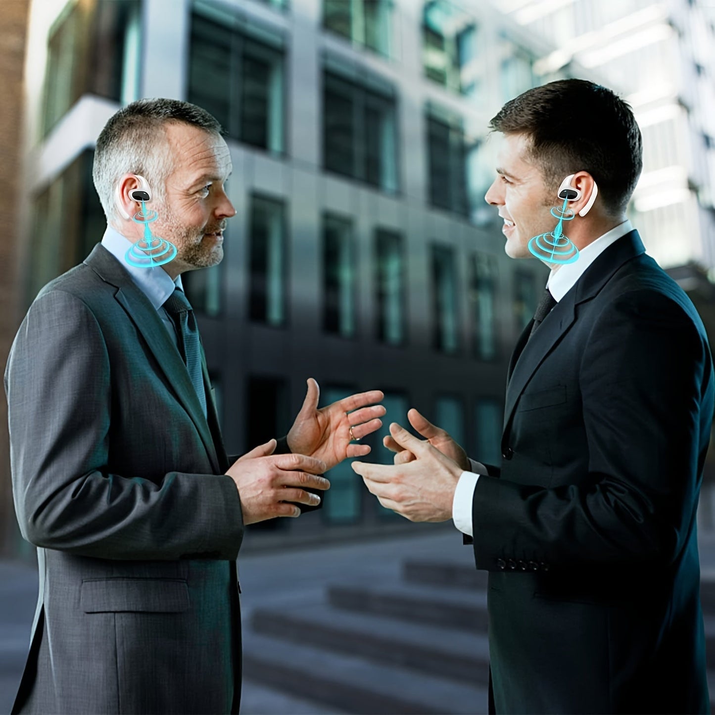 100+ Languages Wireless Translator Earbuds – Instant Real-Time Translation, Rechargeable Lithium-Polymer Battery, USB Charging – iOS & Android Compatible – Portable Language Translator with APP