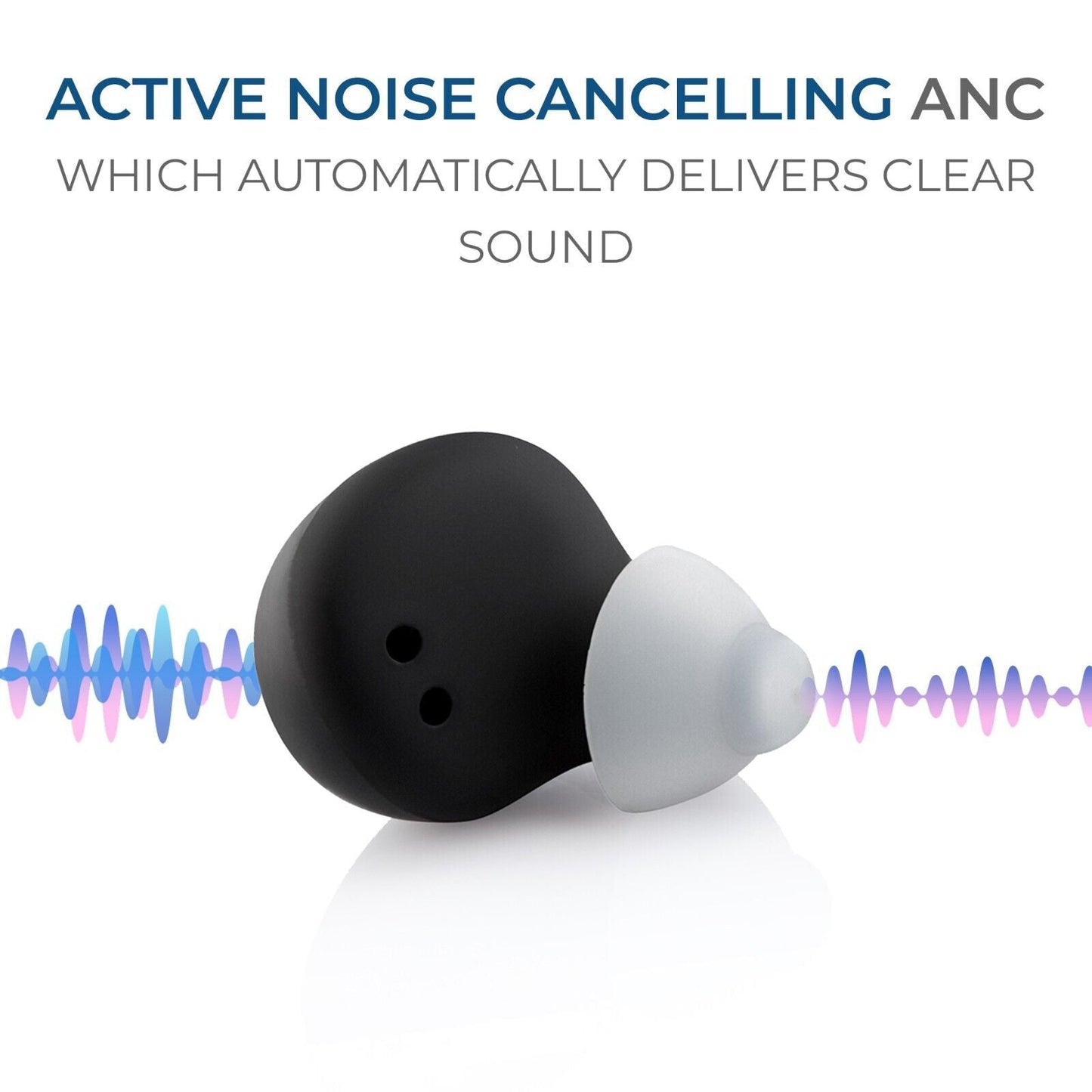 JINGHAO Rechargeable Hearing Aids 2023 β Adjustable Sound Amplifier for Mild to Moderate Hearing Loss, Elderly Gift