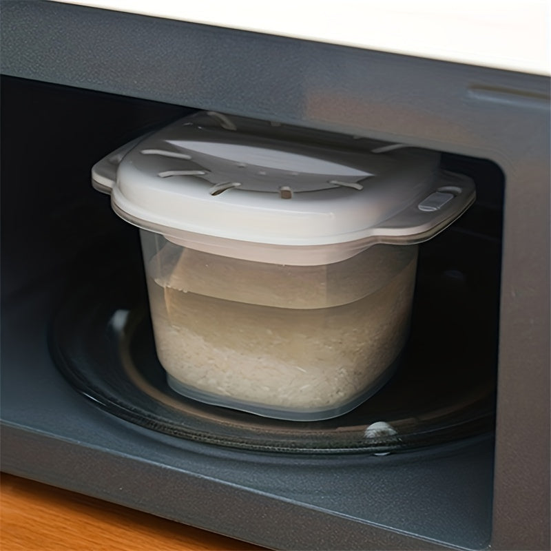 Microwave Rice Cooker and Steamer – Food Storage Container for Fresh-Keeping, Kitchen Gadgets and Accessories