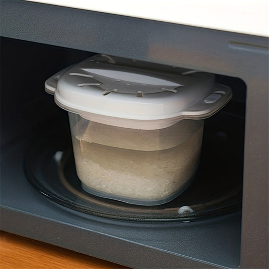 Microwave Rice Cooker and Steamer – Food Storage Container for Fresh-Keeping, Kitchen Gadgets and Accessories