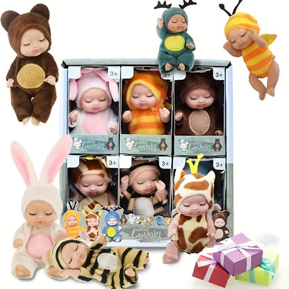 6 Piece Princess Doll Gift Set - Perfect Birthday and Holiday Present for Girls and Boys, Ideal for Christmas, Halloween, Easter