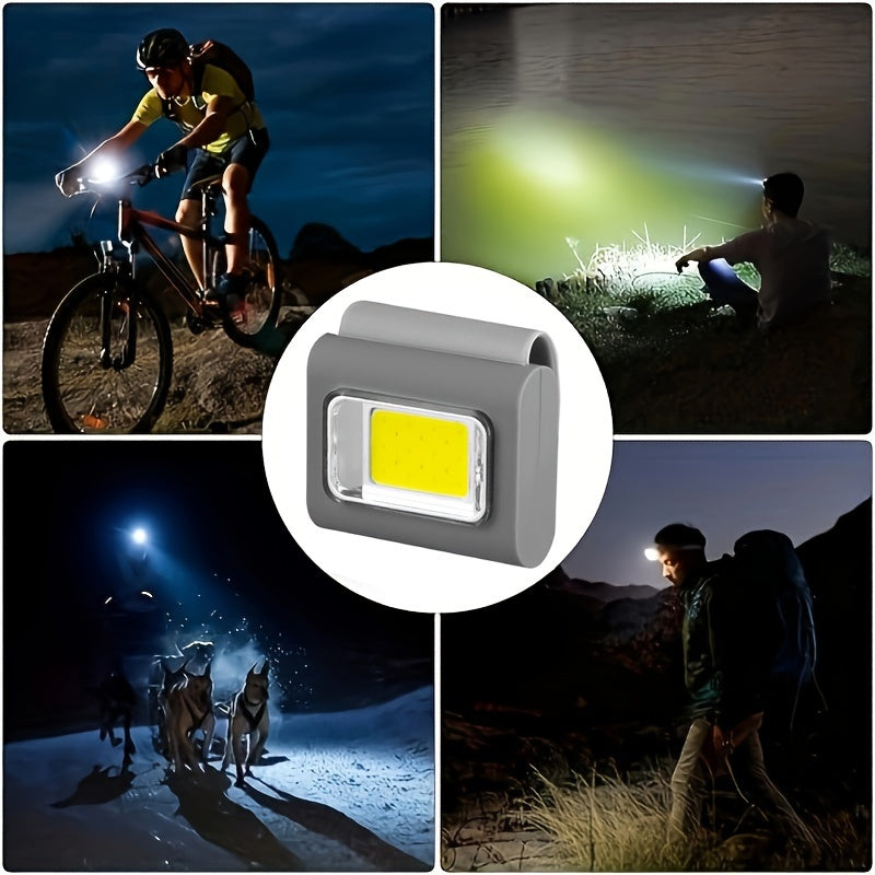 1pc/3pcs Clip-On Running Lights – Rechargeable Night Light with Magnetic Reflective, LED 3 Modes Brightness & Red Strobe – For Runners, Joggers, Camping, Hiking